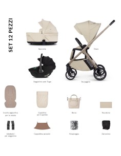 Venicci - Trio Tila Con Seggiolino Auto Tiago - Spedizione Gratuita