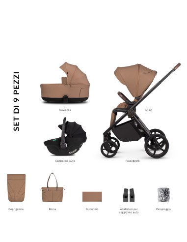 Venicci - Trio Claro 2 Con Seggiolino Auto Tiago - Spedizione Gratuita