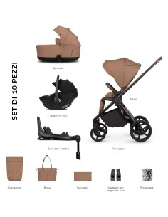 Venicci - Trio Claro 2 Con Seggiolino Auto Tiago E Base 360 - Spedizione Gratuita