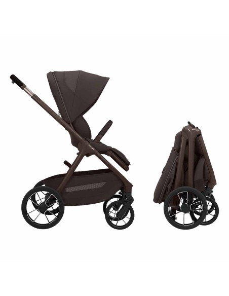 Maxi Cosi - Passeggino e navicella Maxi-Cosi Oxford+ Brown Espresso - Spedizione Gratuita