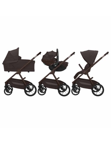 Maxi Cosi - Passeggino e navicella Maxi-Cosi Oxford+ Brown Espresso - Spedizione Gratuita