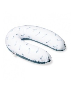 Doomoo - Cuscino per Allattamento Dog FS Blue