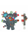 Label Label - Set Doudou e Portasucchietto con Clip Elefante