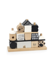 Label Label - Allegri Mattoncini Impilabili Black & White