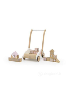 Label Label - Carrettino Primi Passi Legno