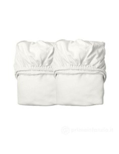 Leander - Lenzuola Culla 2 Pezzi Classic E Side-By-Side
