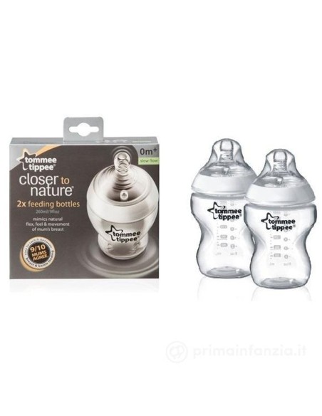 Tommee Tippee - Biberon CTN 260ML 0M+ Flusso Lento