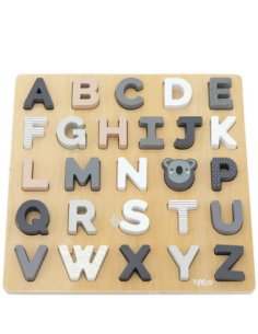 Tryco - Puzzle in Legno con Alfabeto