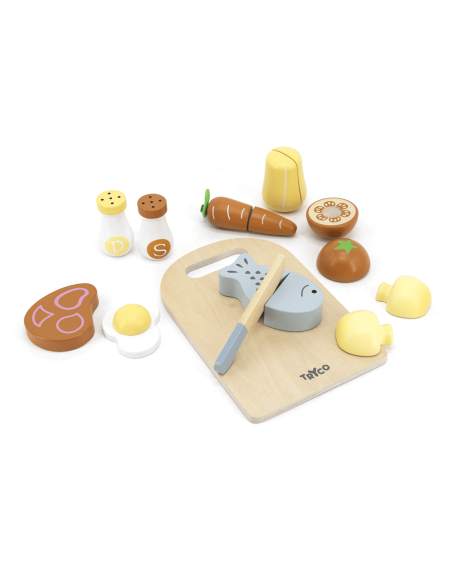 Tryco - Tagliere di Legno con Cibo