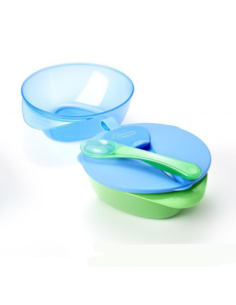 Tommee Tippee - 2 Ciotole Svezzamento con Coperchio