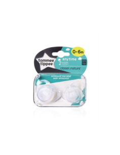 Tommee Tippee - 2 Succhietti 0-6M Any Time