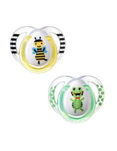 Tommee Tippee - 2 Succhietti 0-6 m Fun Style