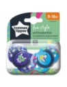 Tommee Tippee - 2 Succhietti 6-18 m Fun Style
