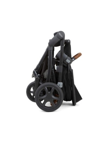 Graco - Passeggino Near2Me Elite BLACK (Con Parapioggia & Coprigambe Inclusi) + Spedizione Gratuita