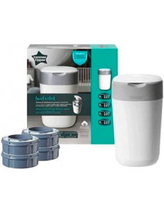 Tommee Tippee - Contenitore Pannolini Special Kit Twist & Click + 4 ricariche