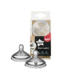 Tommee Tippee - 2 Tettarelle CTN 6M+ Flusso Pappa