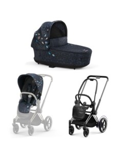 Cybex Platinum - Duo e-Priam Chrome Black - Spedizione Gratuita