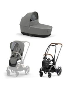 Cybex Platinum - Duo e-Priam Chrome Brown - Spedizione Gratuita