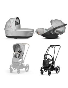Cybex Platinum - Trio Priam Chrome Black - Spedizione Gratuita