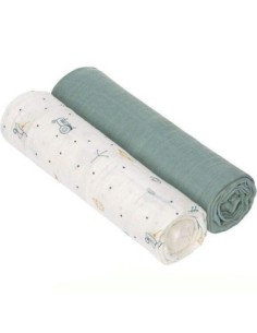Lassig - 2 Copertine Heavenly TG XL 120 x 120 cm Garden Explorer 2