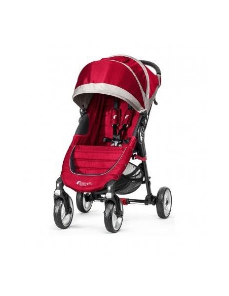 Baby Jogger - City Mini 4 Passeggino Crimson/Gray