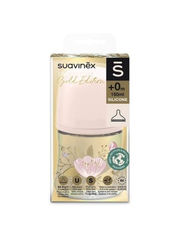 Suavinex - Gold Biberon 150 Silicone SX Pro